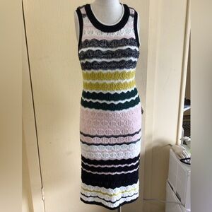 NWT Anthropologie Akemi + Kin April crocheted sleeveless tank sweater dress